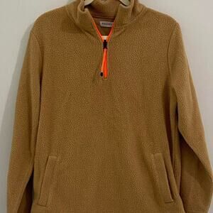 Pacsun tan polyester sherpa fleece